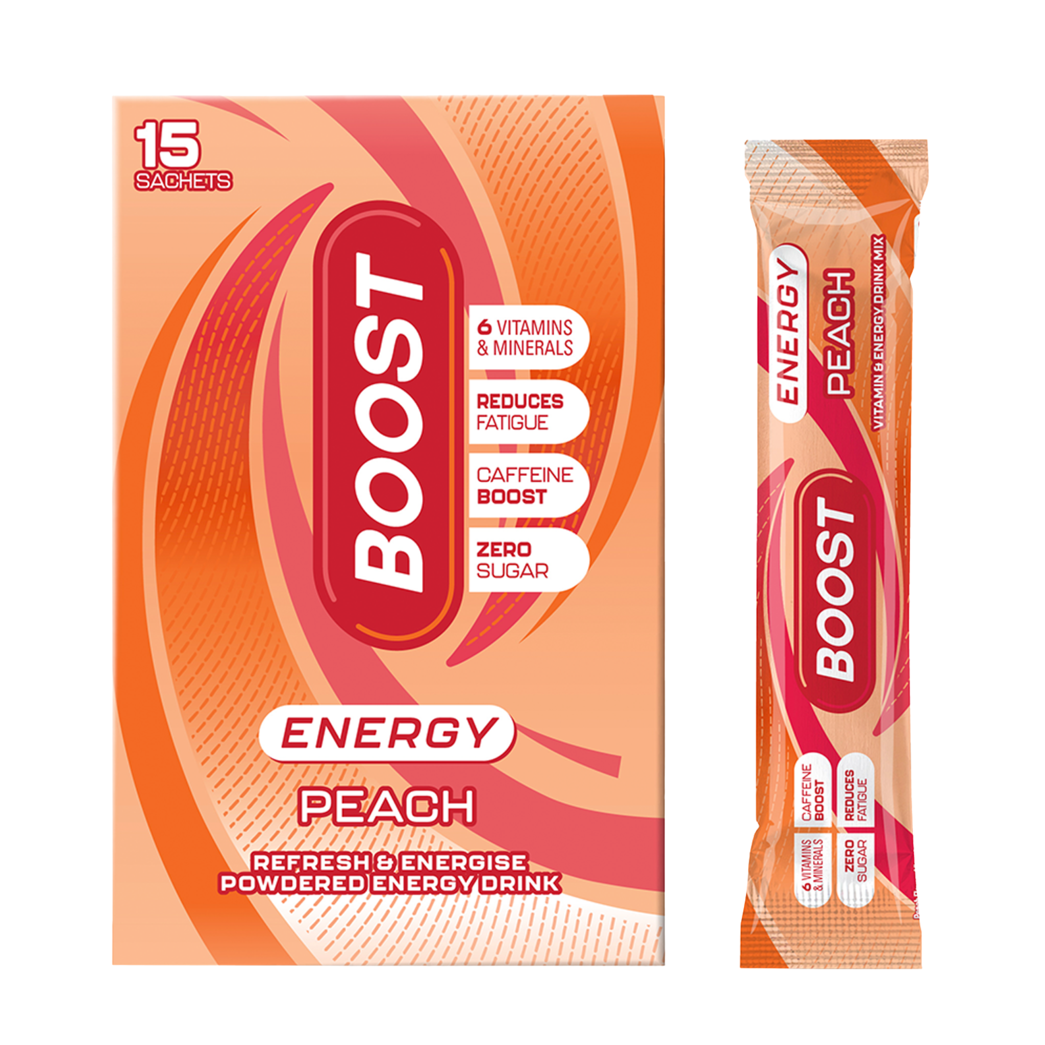 BOOST Energy Peach Sachets