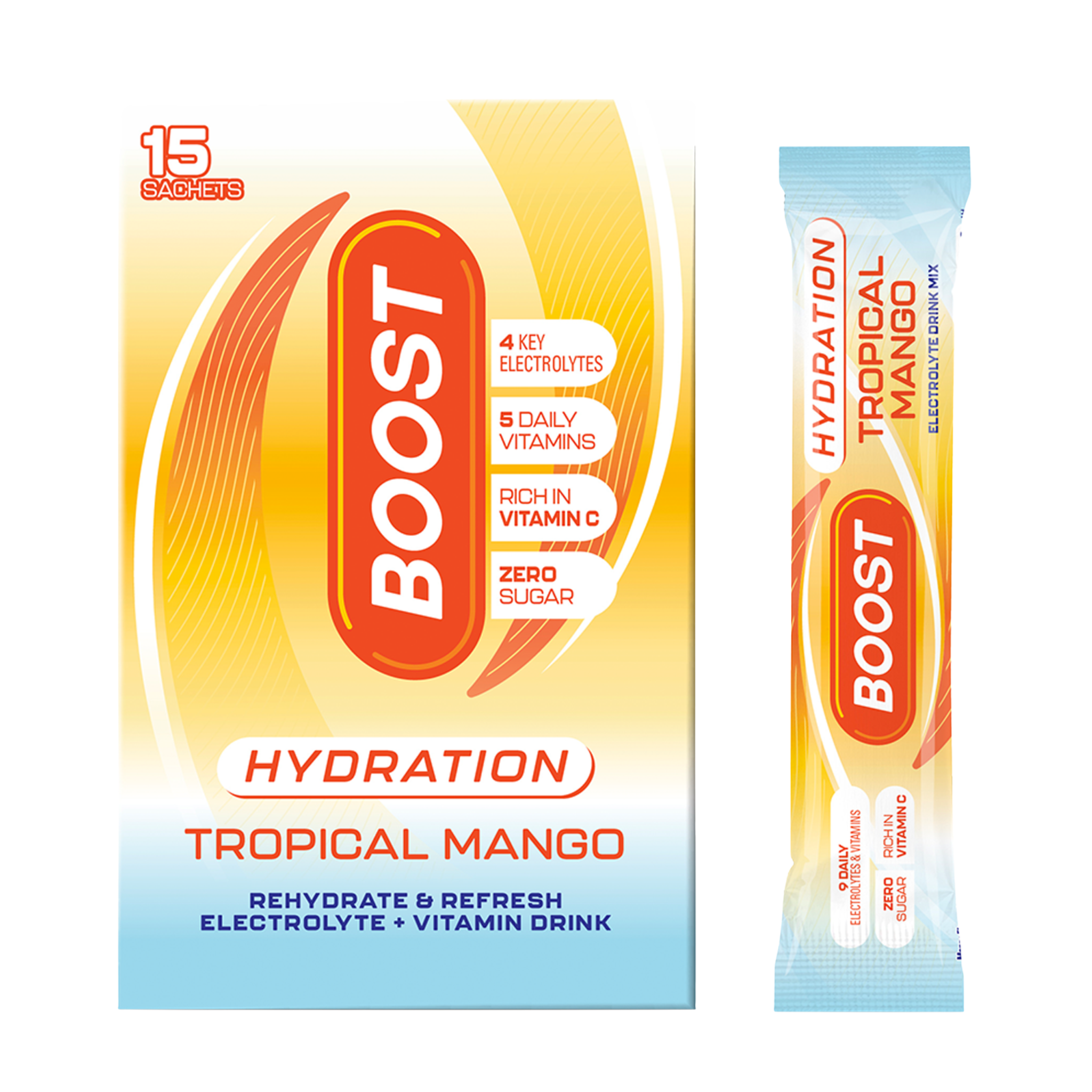 BOOST Hydration Tropical Mango Sachets